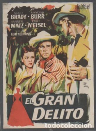 Cine: PROGRAMA DE CINE. EL GRAN DELITO PC-6774 - Foto 1