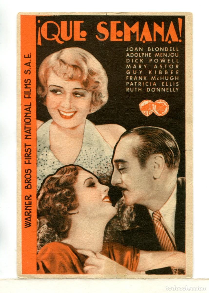 Cine: QUE SEMANA, con Mary Astor. - Foto 1