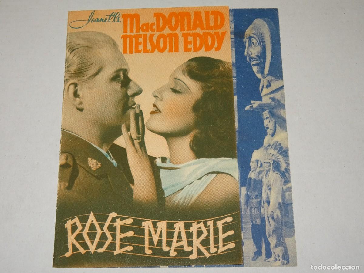Cine: PROGRAMA DE CINE - ROSE MARIE - MC DONALD - BUEN ESTADO - Foto 1
