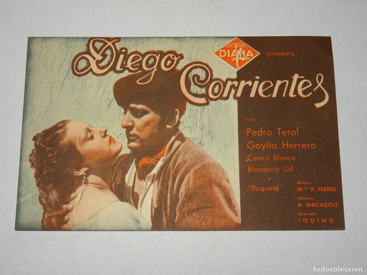 Cine: PROGRAMA DE CINE - DIEGO CORRIENTES - BUEN ESTADO - Foto 1