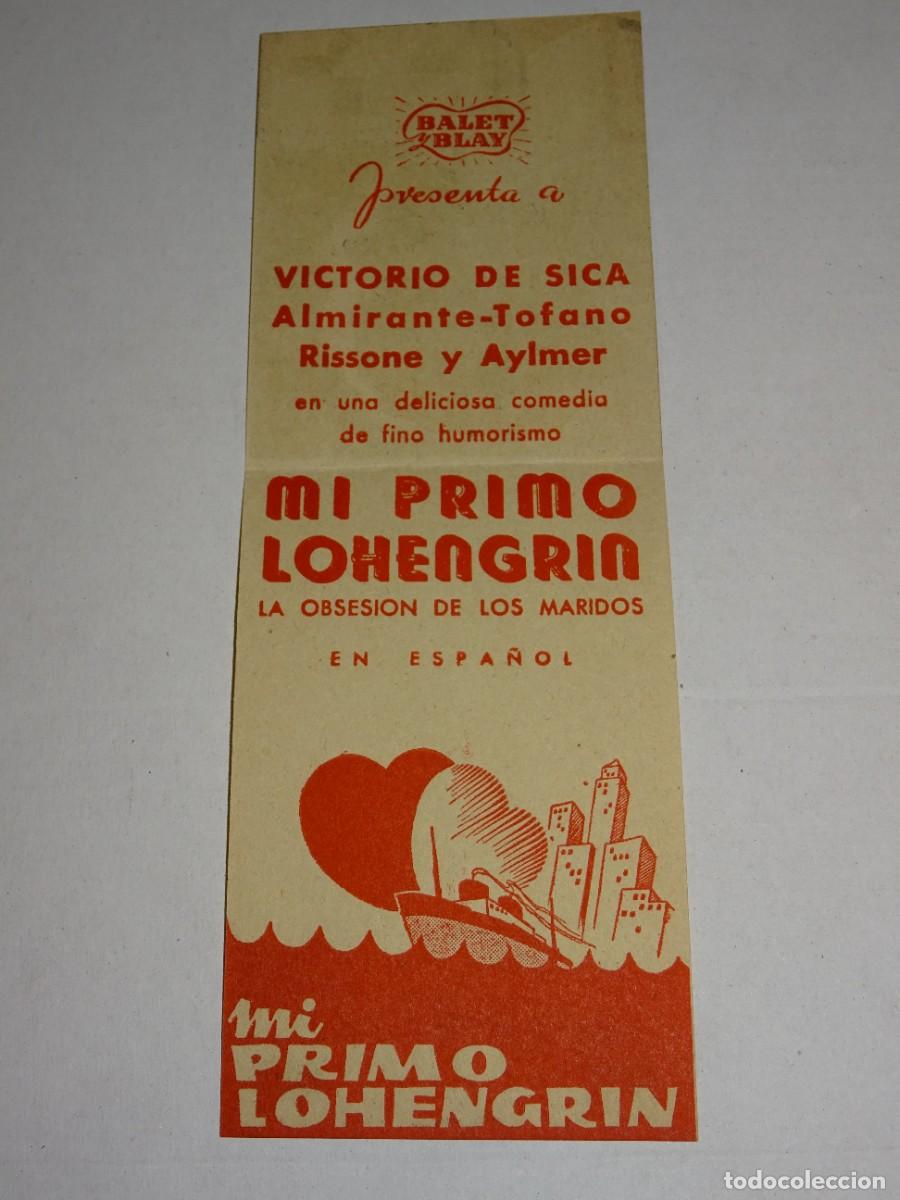 Cine: PROGRAMA DE CINE - MI PRIMO LOHENGRIN - BUEN ESTADO - Foto 2
