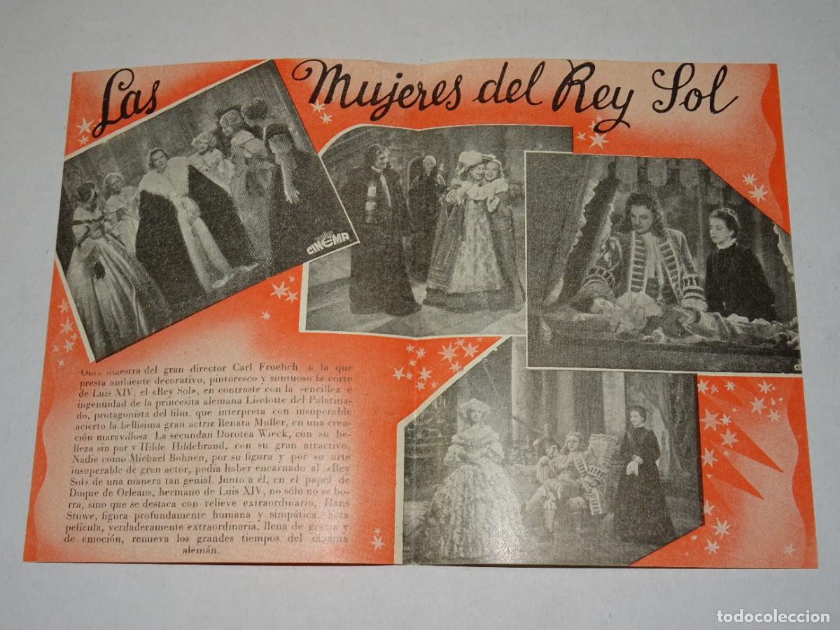 Cine: PROGRAMA DE CINE - LAS MUJERES DEL REY SOL - BUEN ESTADO - Foto 2