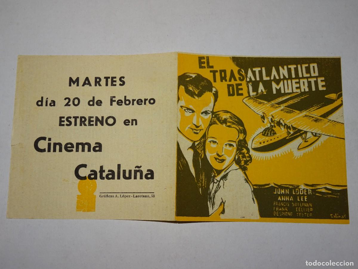 Cine: PROGRAMA DE CINE - EL TRASATLANTICO DE LA MUERTE - BUEN ESTADO - Foto 1
