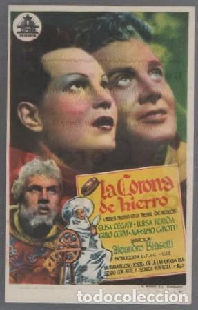 Cine: PROGRAMA DE CINE. LA CORONA DE HIERRO PC-6801