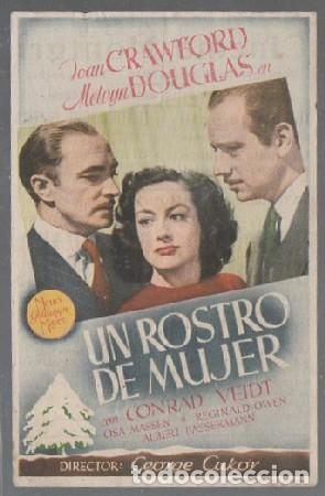 Cine: PROGRAMA DE CINE. UN ROSTRO DE MUJER PC-6804 - Foto 1