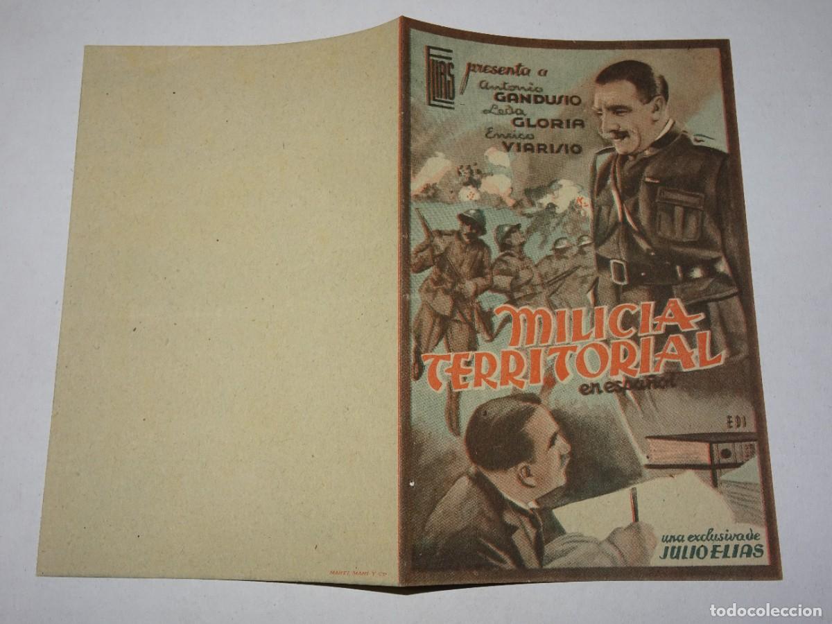 Cine: PROGRAMA DE CINE - MILICIA TERRITORIAL - BUEN ESTADO - Foto 1