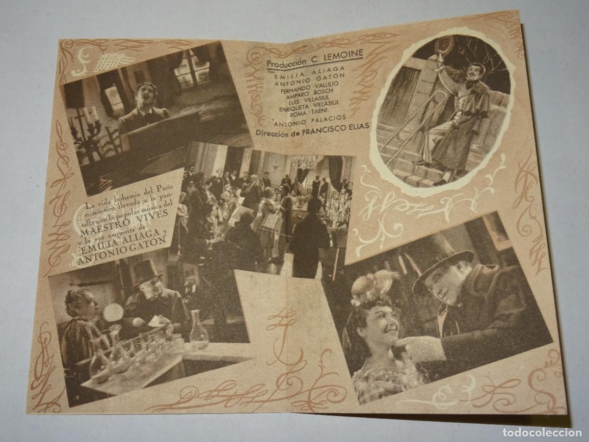 Cine: PROGRAMA DE CINE - BOHEMIOS - BUEN ESTADO - Foto 2