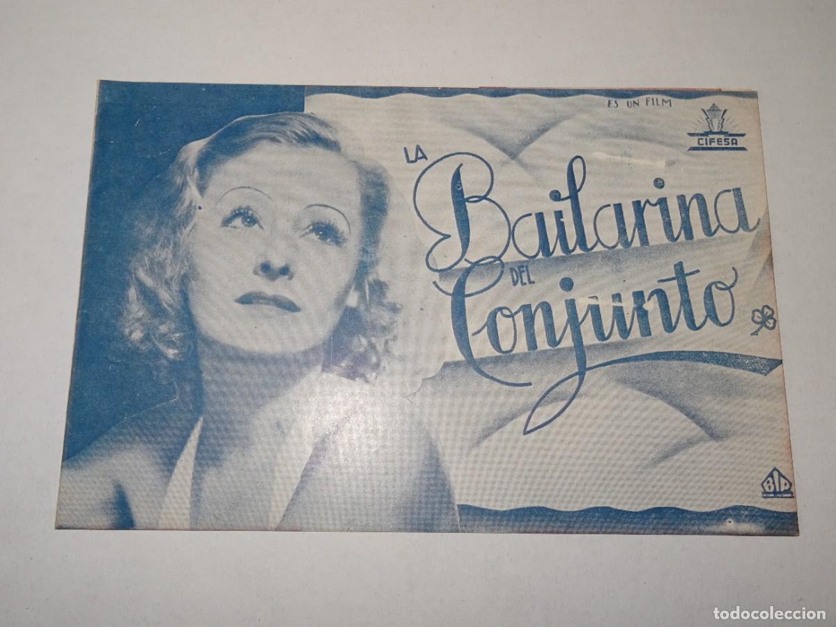 Cine: PROGRAMA DE CINE - LA BAILARINA DEL CONJUNTO - BUEN ESTADO - Foto 1
