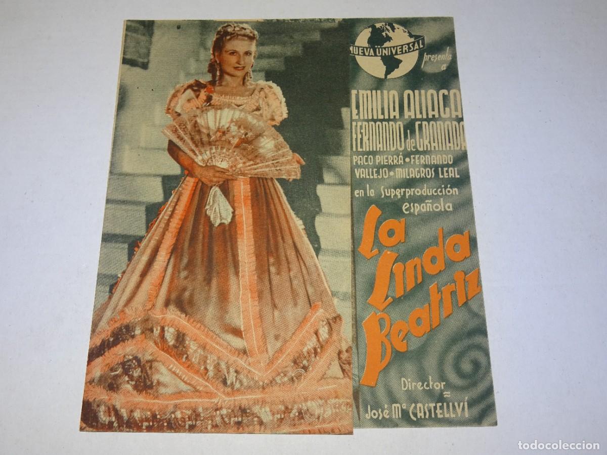 Cine: PROGRAMA DE CINE - LA LINDA BEATRIZ - BUEN ESTADO - Foto 1