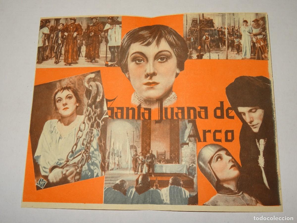 Cine: PROGRAMA DE CINE - SANTA JUANA DE ARCO - BUEN ESTADO - Foto 2