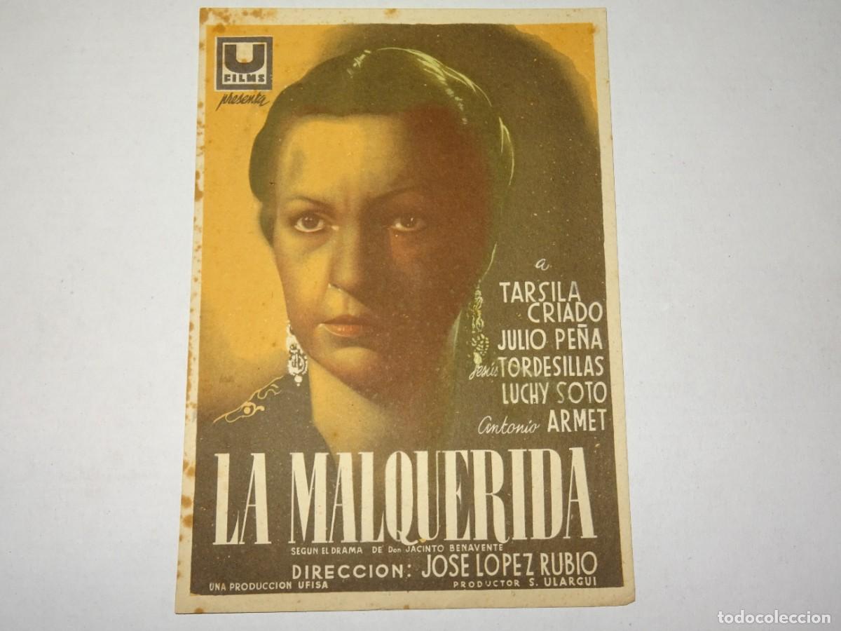 Cine: PROGRAMA DE CINE - LA MALQUERIDA - BUEN ESTADO - Foto 1