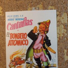 Cine: FOLLETO DE MANO DE LA PELICULA CANTINFLAS EL BOMBERO ATOMICO. Lote 403198434