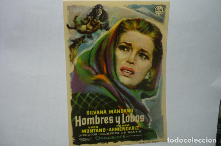 Cine: programa hombres y lobos-teatro argensola,.zaragoza