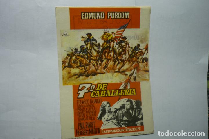 Cine: programa 7&ordm; de caballeria.-edmund purdom publicidad - Foto 1