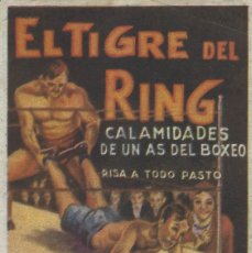  Foglietti di film di film antichi di cinema: F10762 EL TIGRE DEL RING