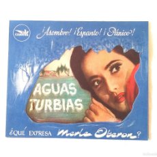 Cine: AGUAS TURBIAS AÑO 1946 PROGRAMA DOBLE TROQUELADO MERLE OBERON CINE CANIGO VICH