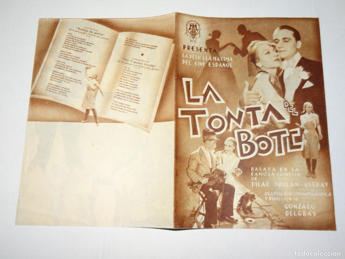 Cine: PROGRAMA DE CINE - LA TONTA DEL BOTE - SE&Ntilde;ALES DE USO - Foto 1
