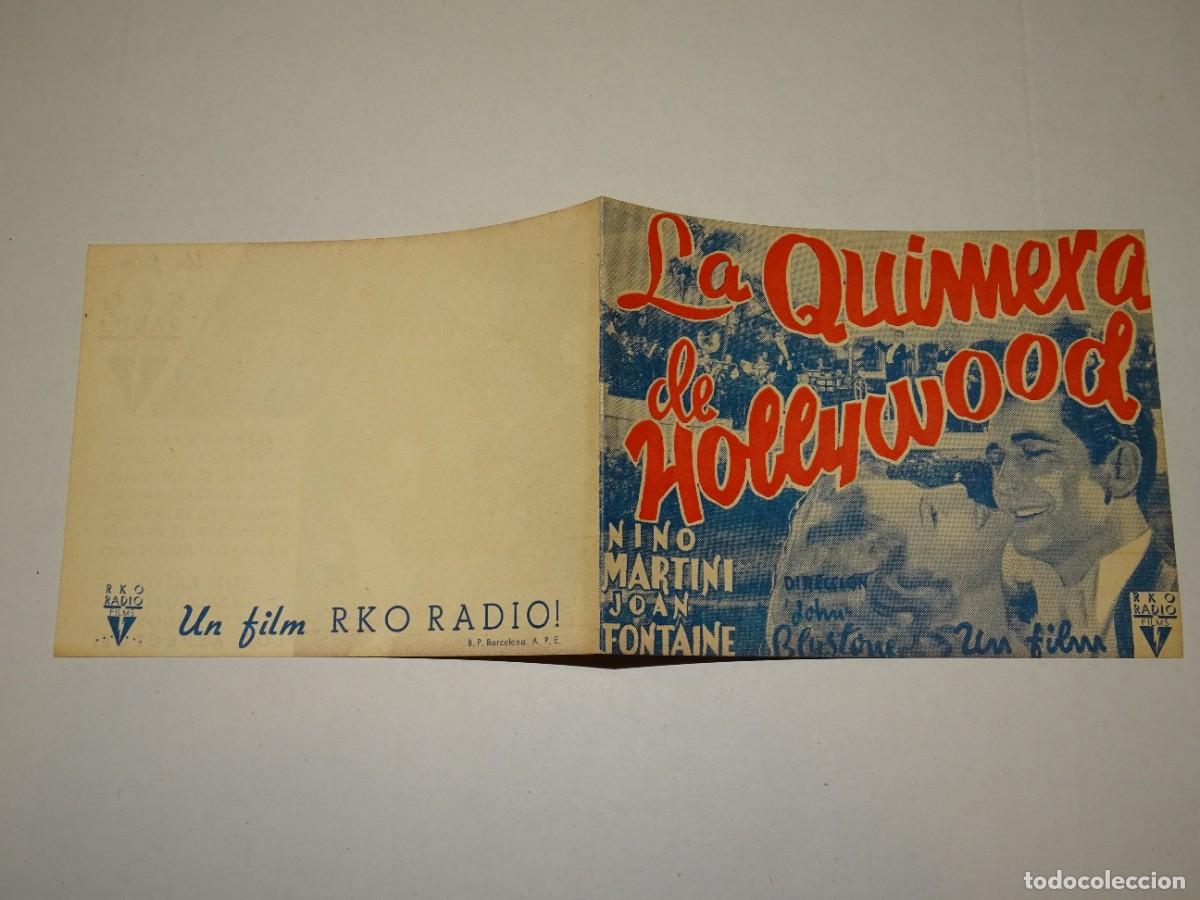 Cine: PROGRAMA DE CINE - LA QUIMERA DE HOLLYWOOD - BUEN ESTADO - Foto 1
