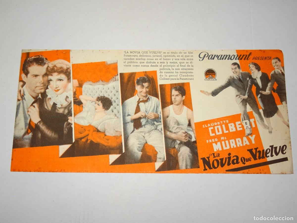 Cine: PROGRAMA DE CINE - LA NOVIA QUE VUELVE - BUEN ESTADO - Foto 1