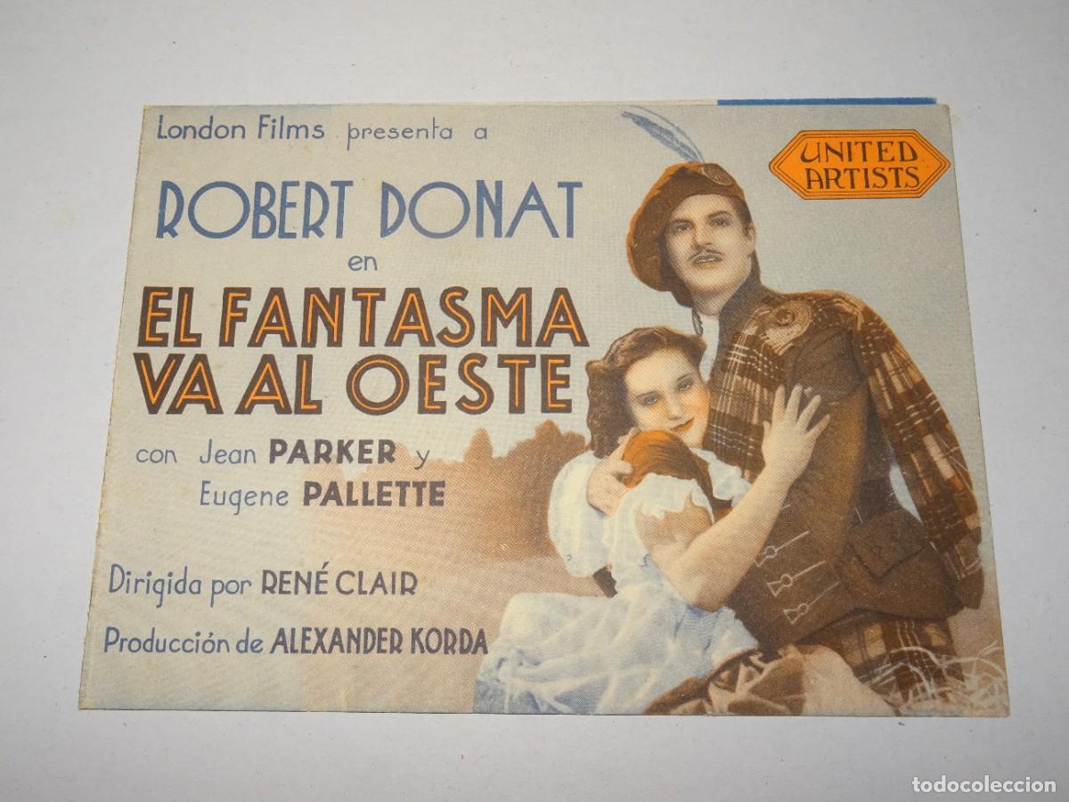 Cine: PROGRAMA DE CINE - EL FANTASMA VA AL OESTE - BUEN ESTADO - Foto 1