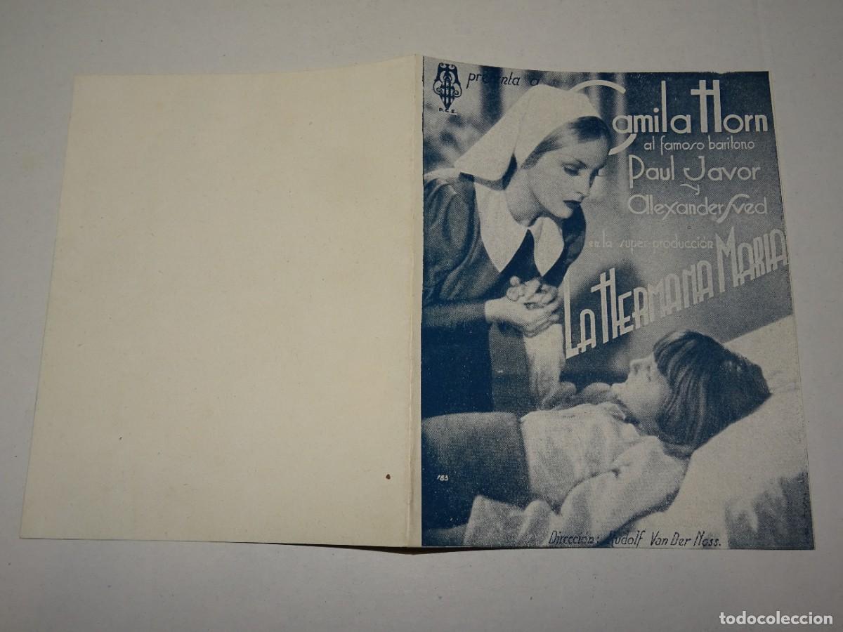Cine: PROGRAMA DE CINE - LA HERMANA MAR&Iacute;A - BUEN ESTADO - Foto 1