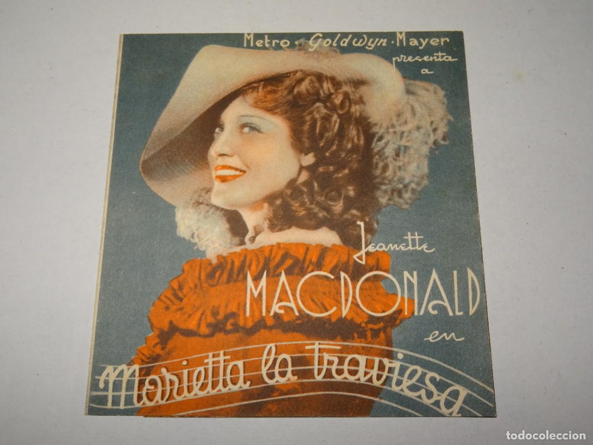 Cine: PROGRAMA DE CINE - MARIETTA LA TRAVIESA - BUEN ESTADO - Foto 1
