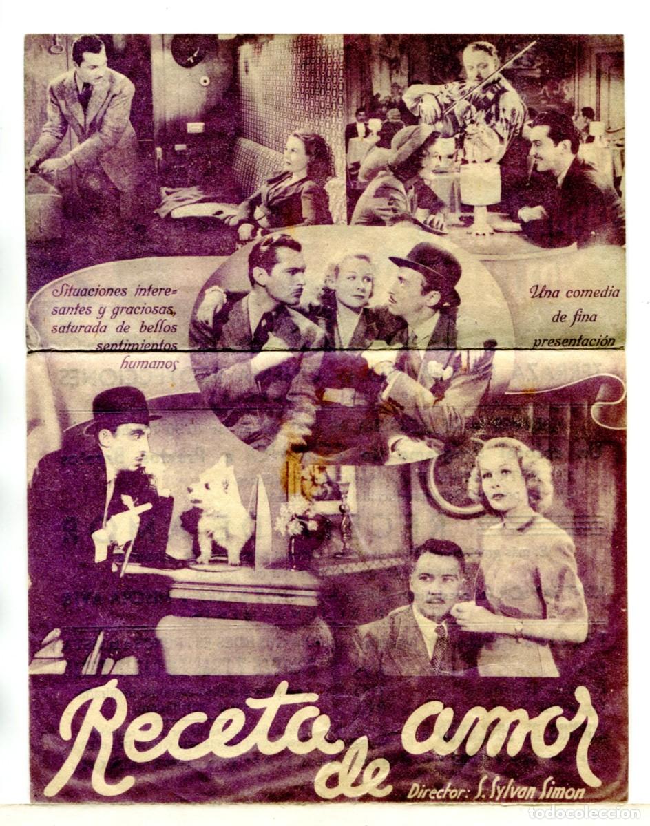 Kino: RECETA DE AMOR, con Kent Taylor.