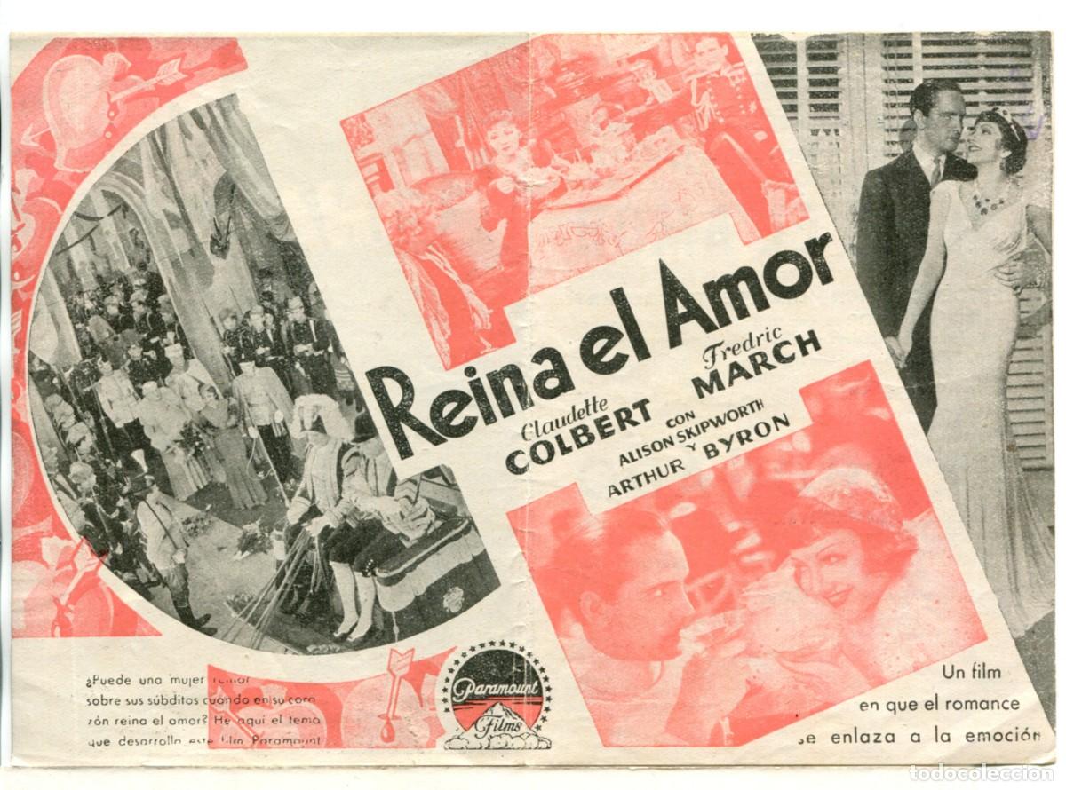 Cine: REINA EL AMOR, con Claudette Colbert. - Foto 2