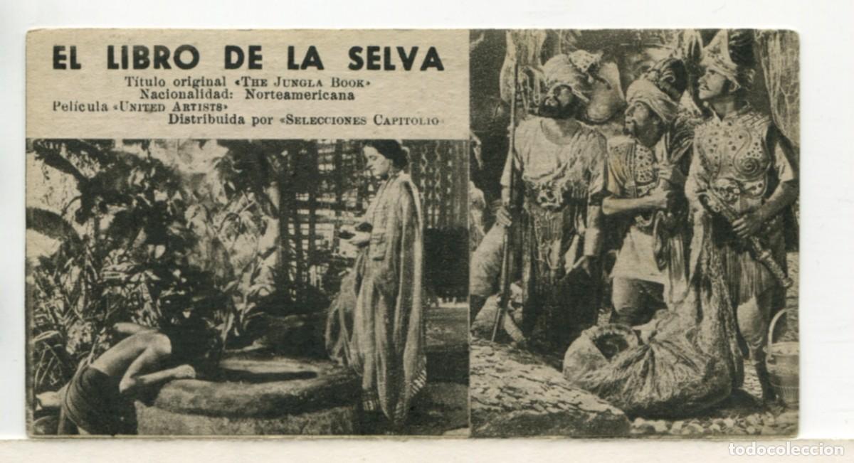 Kino: EL LIBRO DE LA SELVA, con Sab&uacute;. FICHA N&ordm;261.