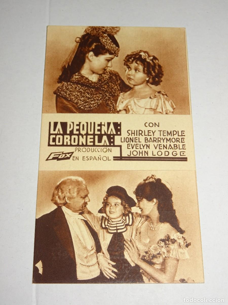 Cine: PROGRAMA DE CINE - LA PEQUE&Ntilde;A CORONELA - BUEN ESTADO - Foto 1