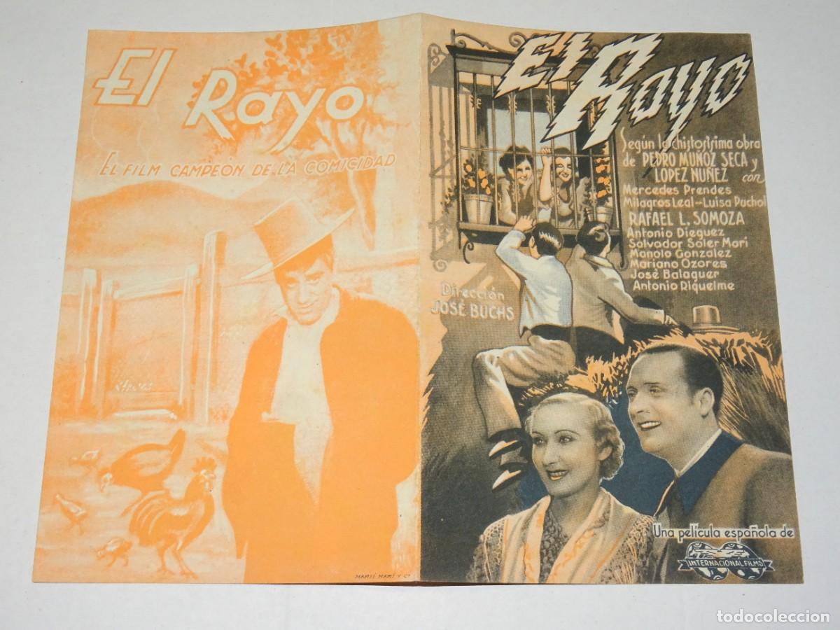 Cine: PROGRAMA DE CINE - EL RAYO - BUEN ESTADO - Foto 1
