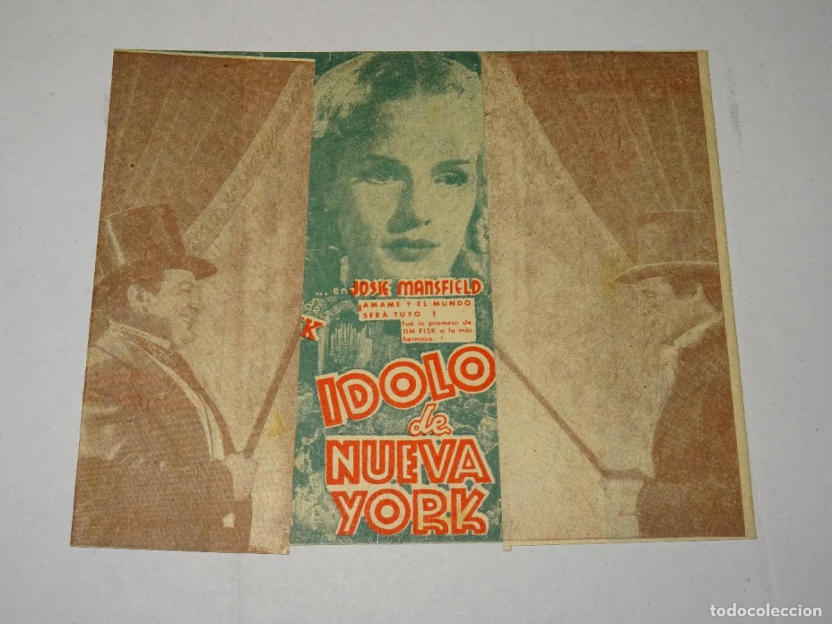 Cine: PROGRAMA DE CINE - IDOLO DE NUEVA YORK - BUEN ESTADO - Foto 1