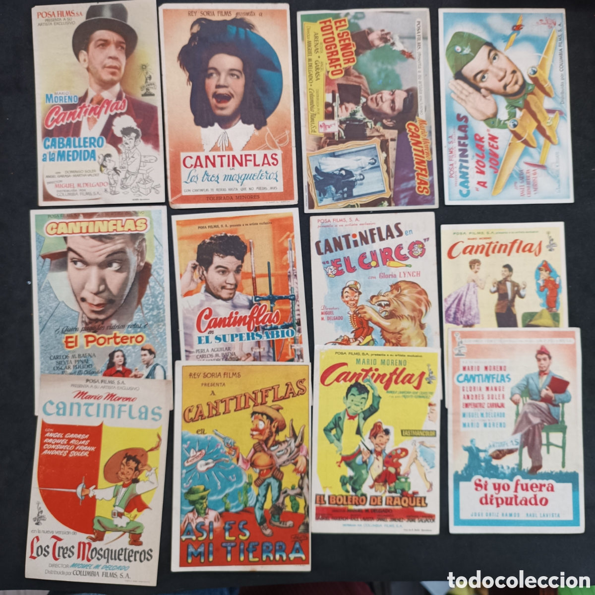 Cine: Lote de 24 programas de mano. Cantinflas - Foto 2