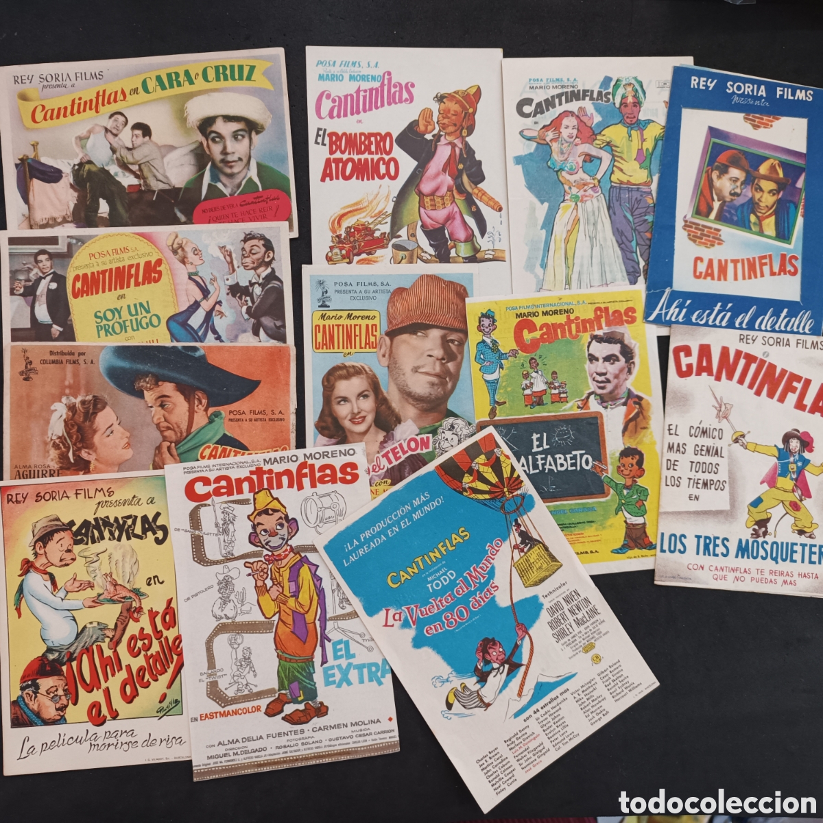 Cine: Lote de 24 programas de mano. Cantinflas - Foto 4