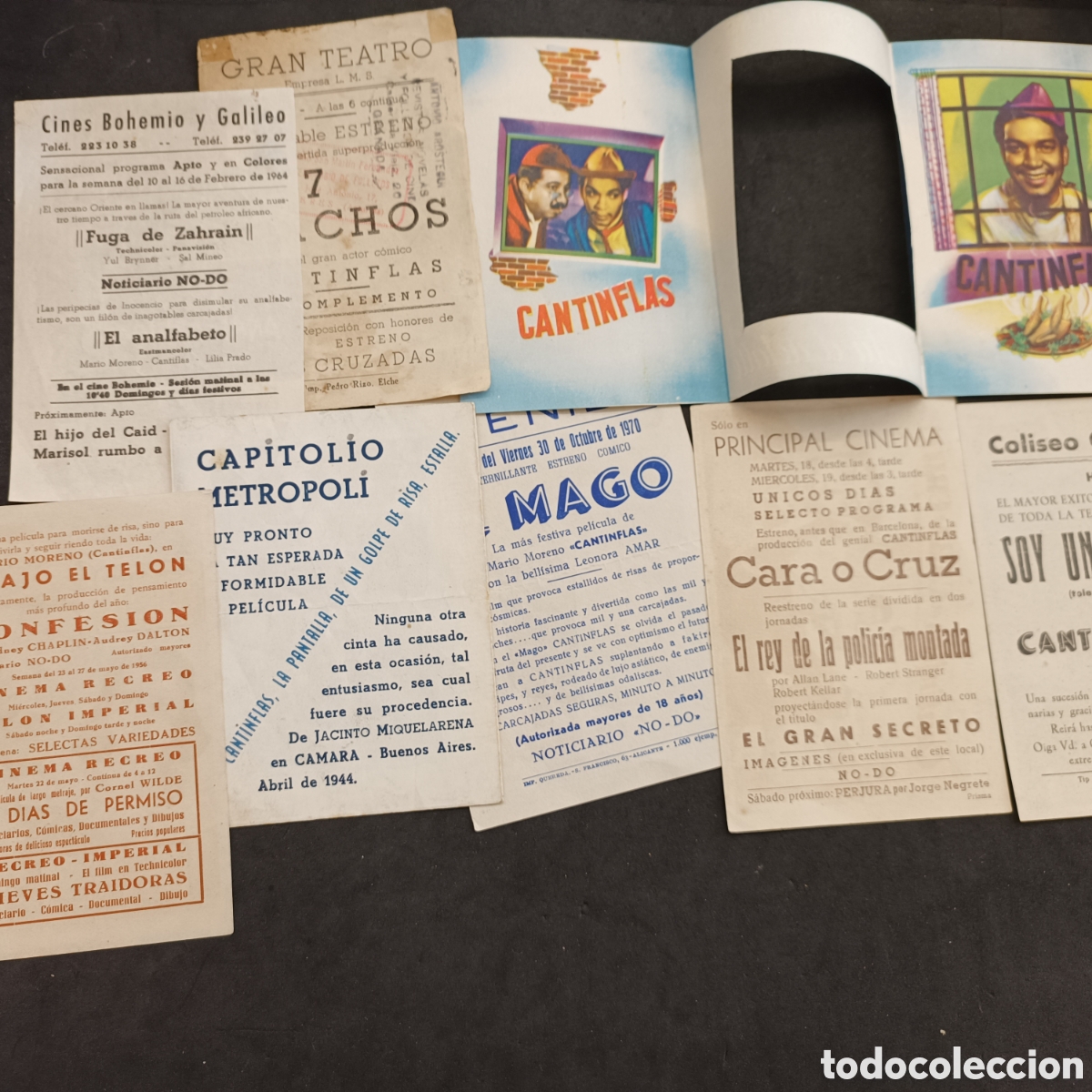 Cine: Lote de 24 programas de mano. Cantinflas - Foto 5