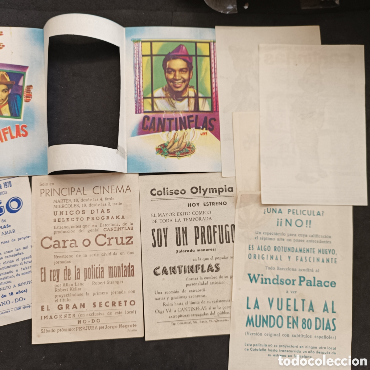 Cine: Lote de 24 programas de mano. Cantinflas - Foto 6
