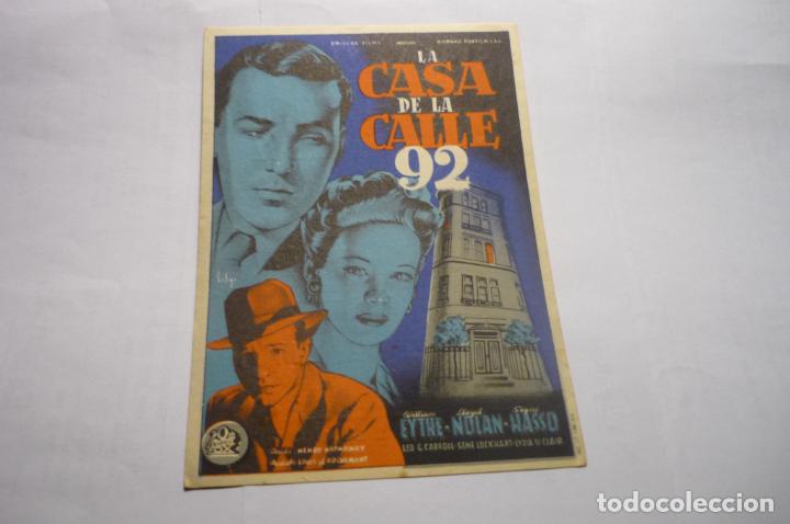 Cine: programa la casa de la calle 92- publicidad bartrina - sala reus