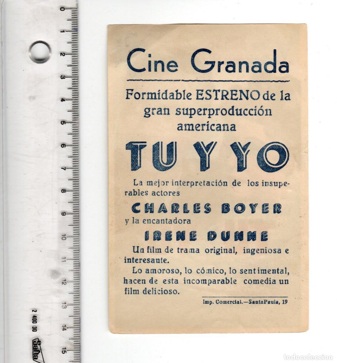 Cine: 21 folletos de cine dram&aacute;tico, 9 con publicidad. - Foto 12