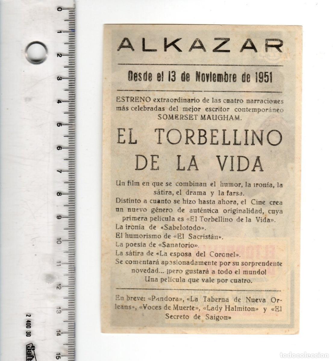 Cine: 21 folletos de cine dram&aacute;tico, 9 con publicidad. - Foto 15