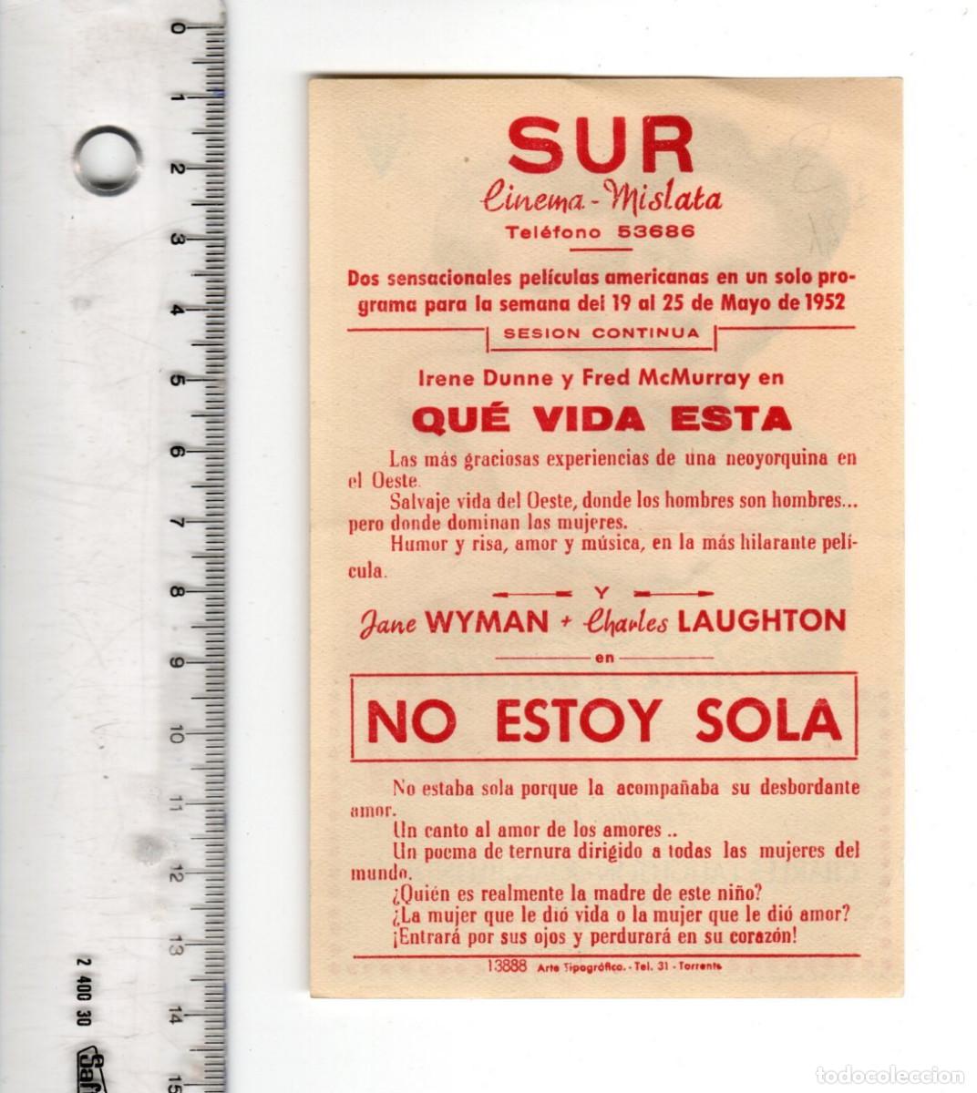 Cine: 21 folletos de cine dram&aacute;tico, 9 con publicidad. - Foto 17
