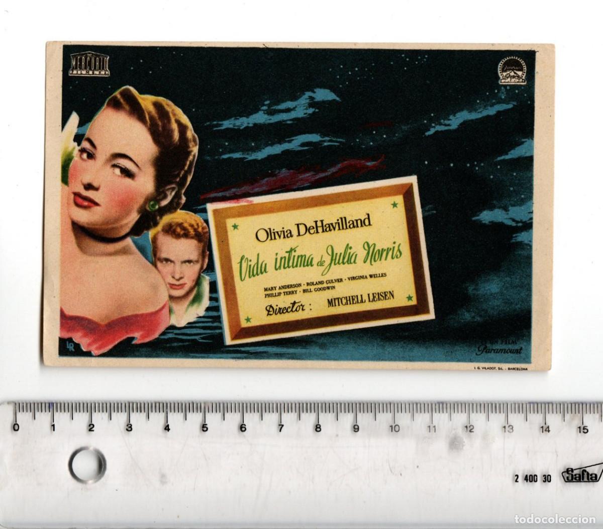 Cine: 21 folletos de cine dram&aacute;tico, 9 con publicidad. - Foto 24