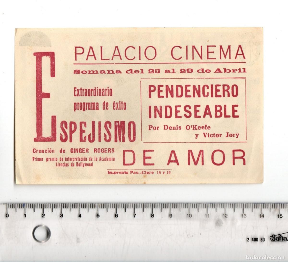 Cine: 21 folletos de cine dram&aacute;tico, 9 con publicidad. - Foto 26