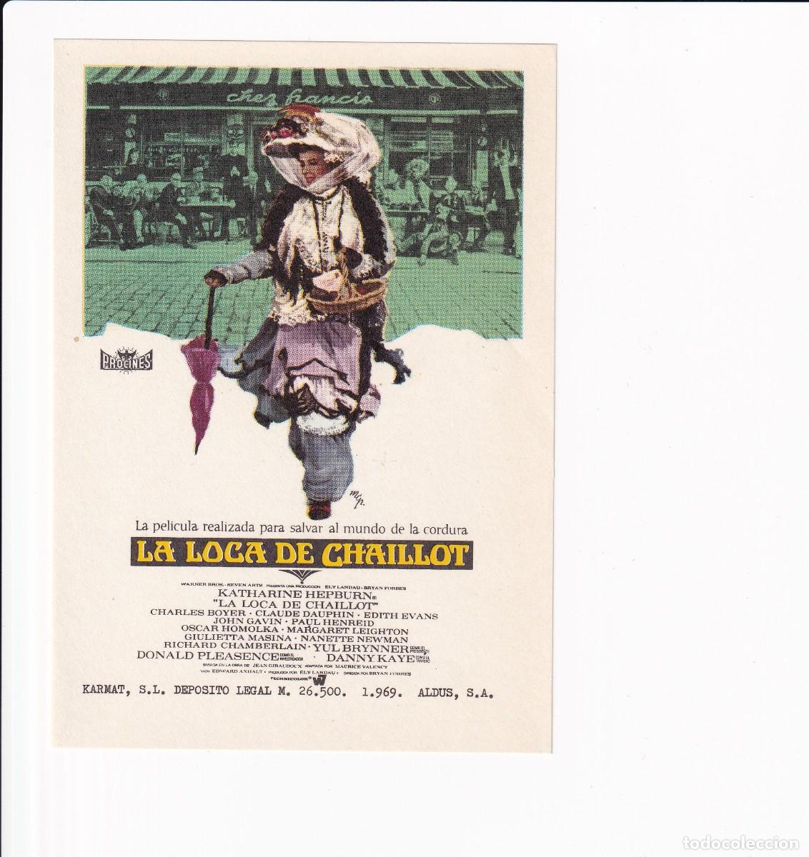 Cine: LA LOCA DE CHAILLOT .- CHARLES BOXER - Foto 1