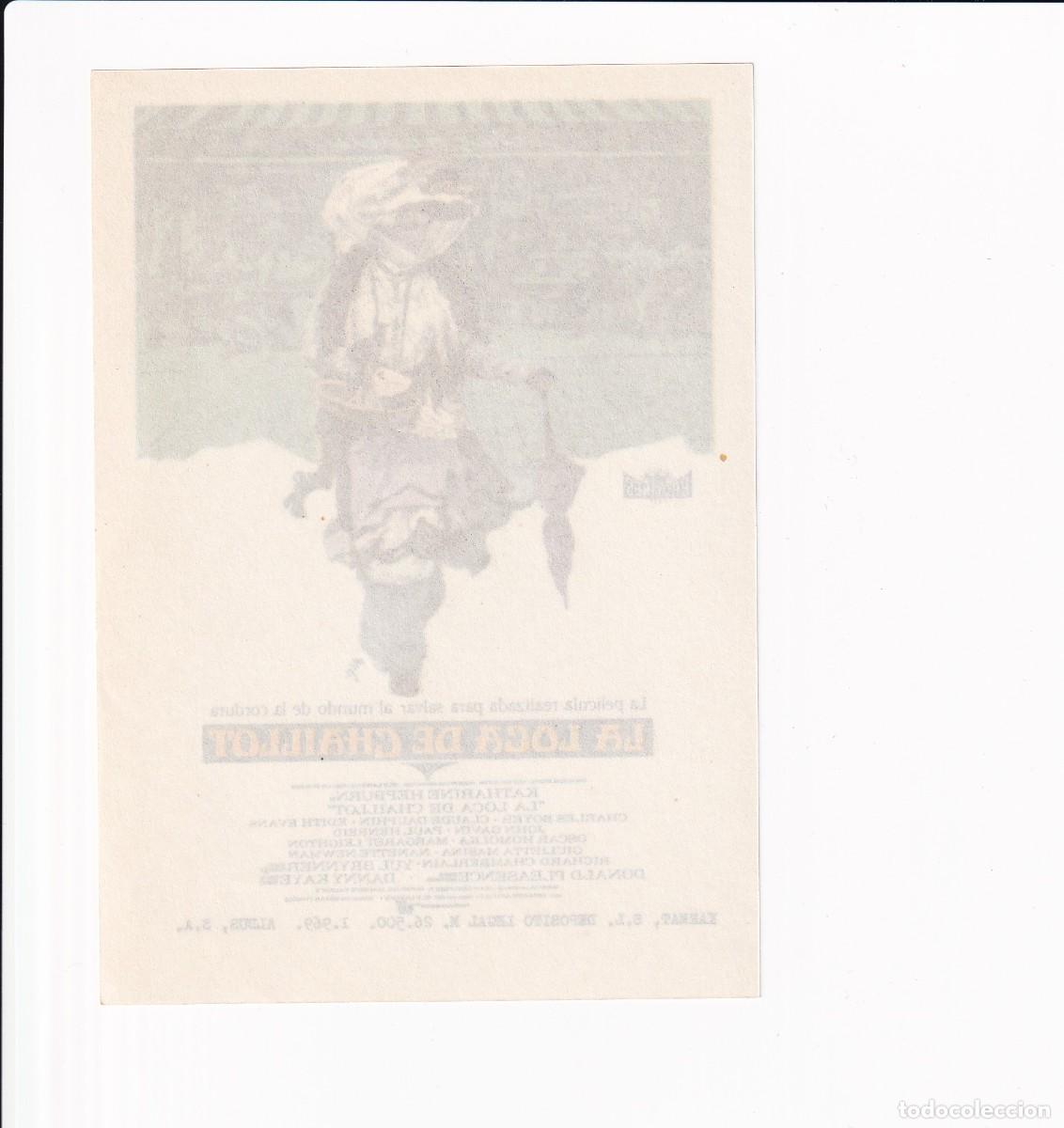 Cine: LA LOCA DE CHAILLOT .- CHARLES BOXER - Foto 2