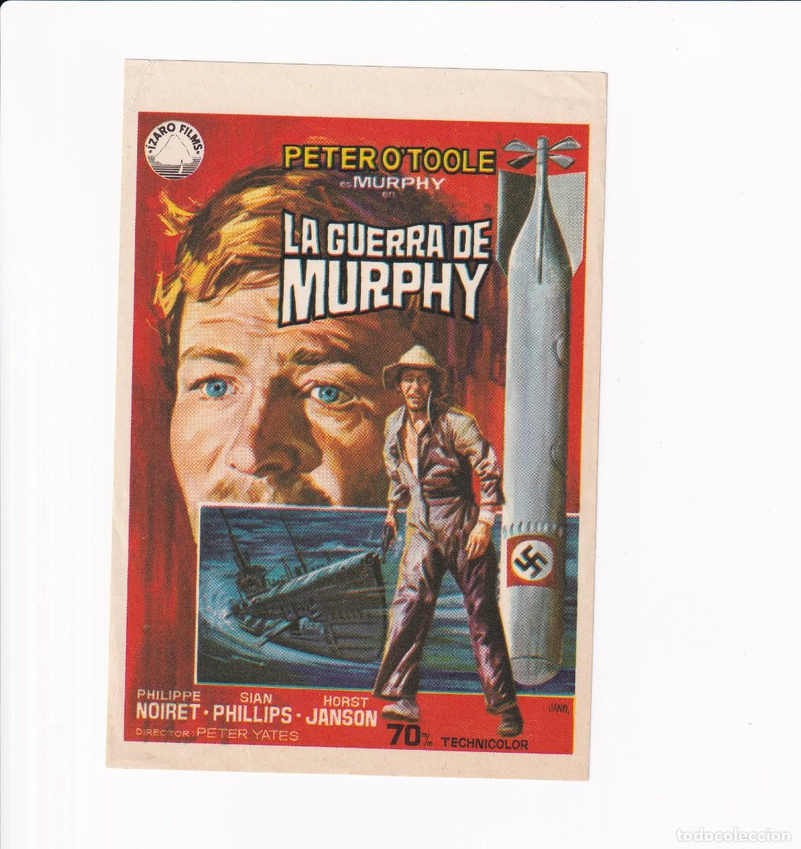 Cine: LA GUERRA DE MURPHY .- PWTER OOOLE - Foto 1