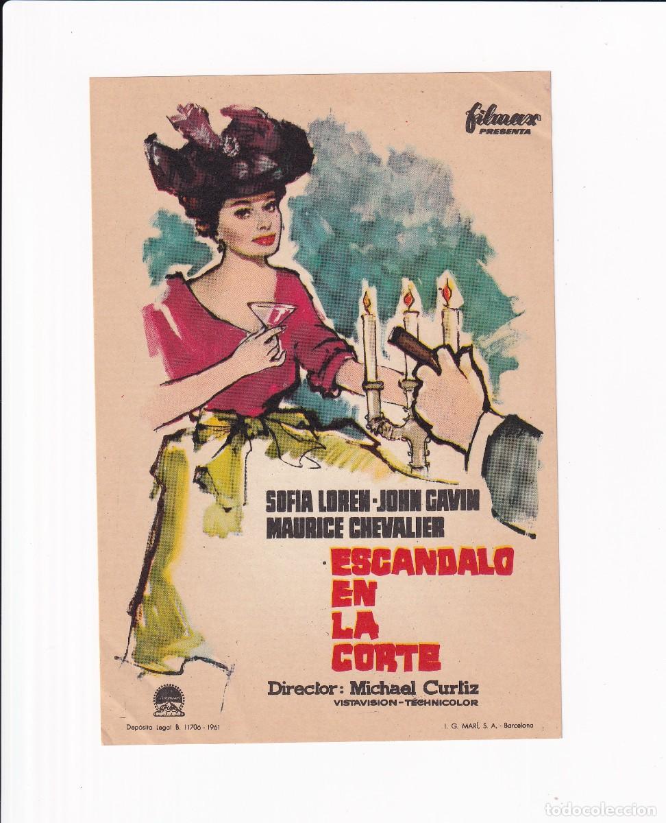 Cine: ESCANDALO EN LA CORTE .- SAFIA LOREN - Foto 1