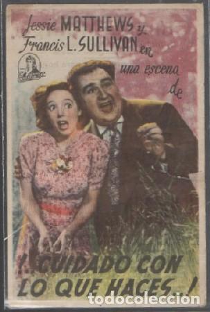 Cine: PROGRAMA DE CINE. &iexcl;CUIDADO CON LO QUE HACES! PC-6827 - Foto 1