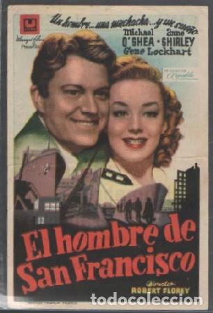 Folhetos de m&atilde;o de filmes antigos de cinema: PROGRAMA DE CINE. EL HOMBRE DE SAN FRANCISCO PC-6846