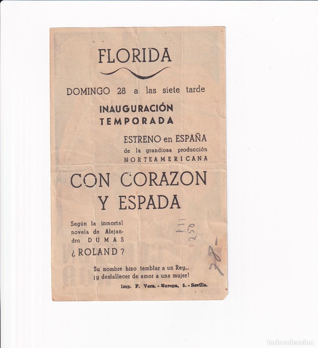 Cine: CON CORAZON Y ESPADA .- UNILLARD PARKER - Foto 2