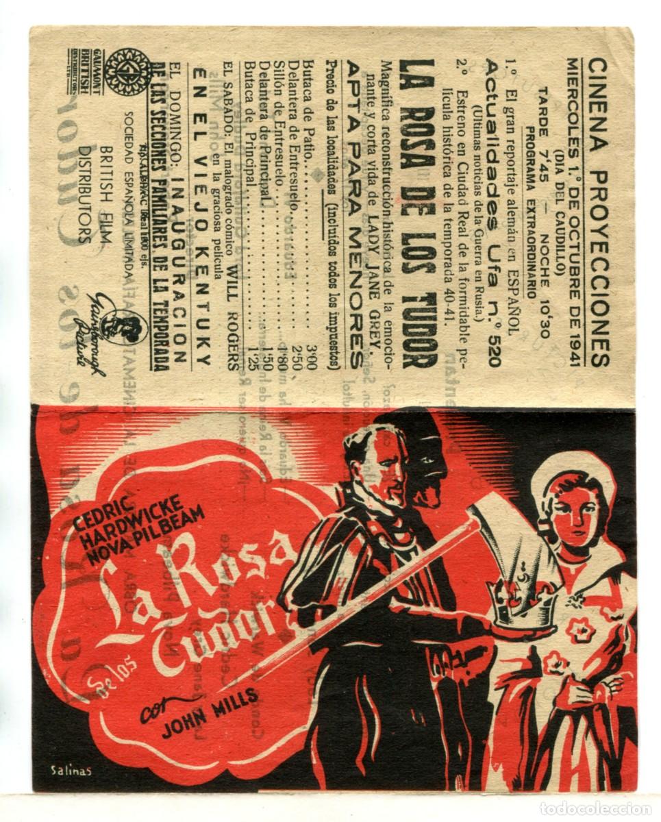 Cine: LA ROSA DE LOS TUDOR, con John Mills. - Foto 1